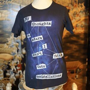 Medium The Fault In Our Stars Black Tee Tshirt